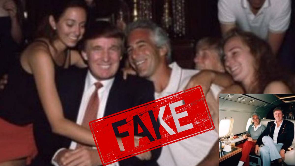 AI generated pictures of Donald Trump and Jeffery Epstein being widely shared on social media