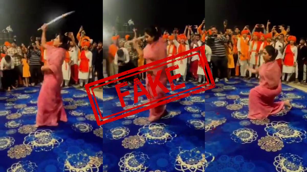 Screenshots from the viral video claimed to be of Rajasthan deputy CM, Divya Kumari