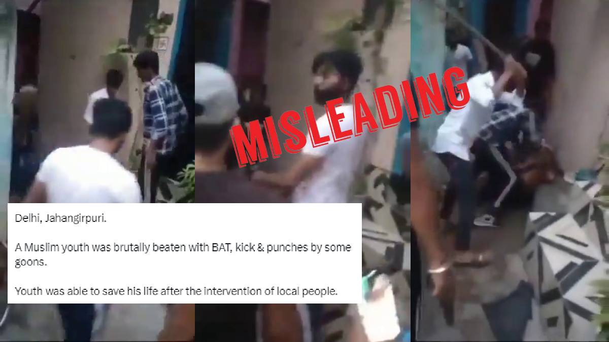 Misleading claim about an old clash in Delhi's Jahangirpuri