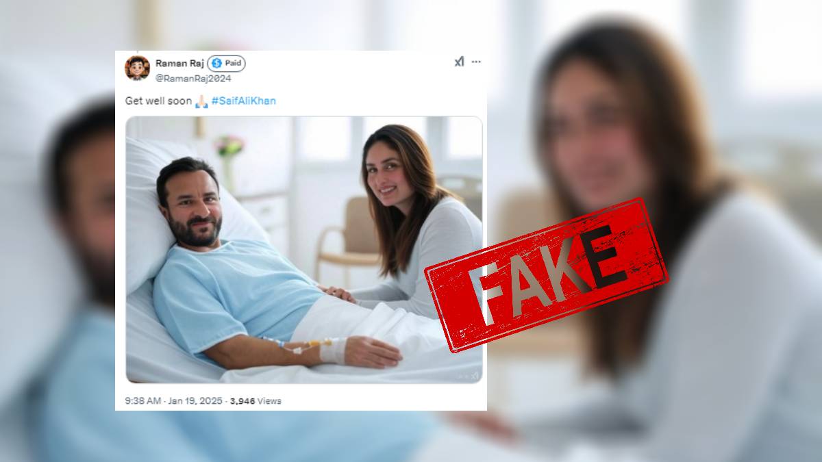 AI-generated image of Saif Ali Khan