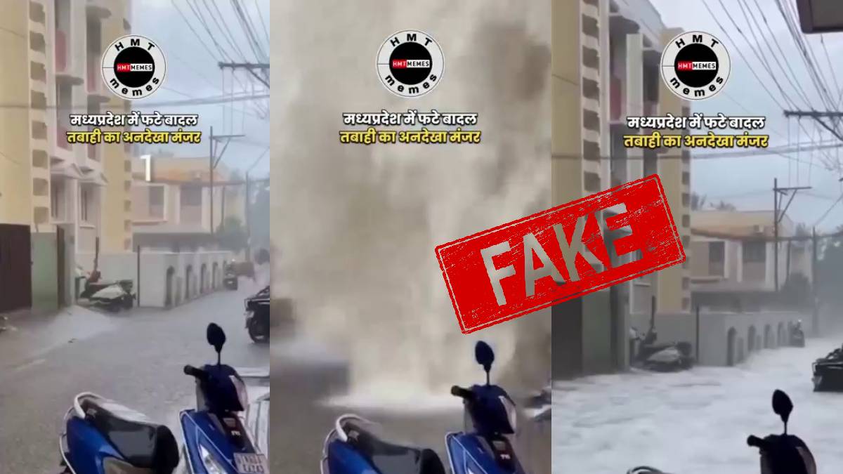 AI-generated video shared as real
