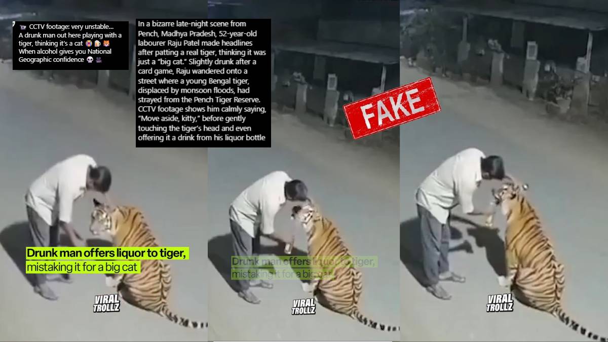 AI generated video shared as real