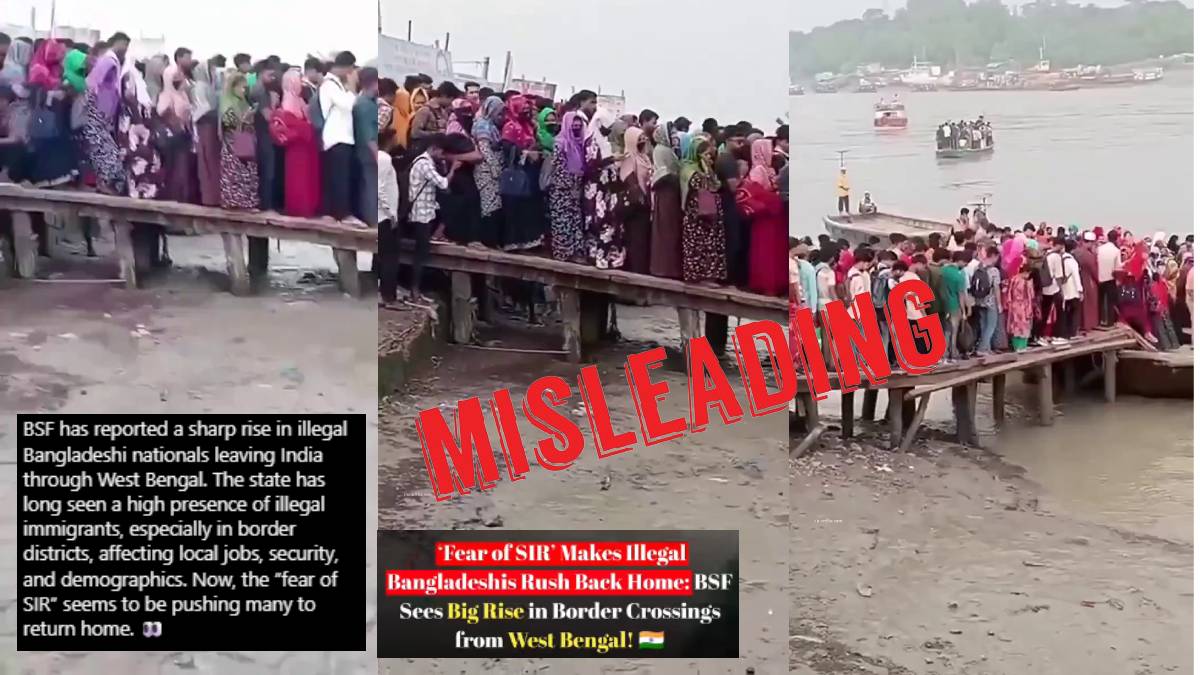 Video from Bangladesh shared with misleading claim