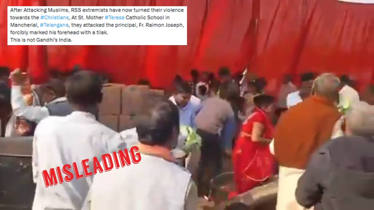 Unrelated video shared with misleading claim