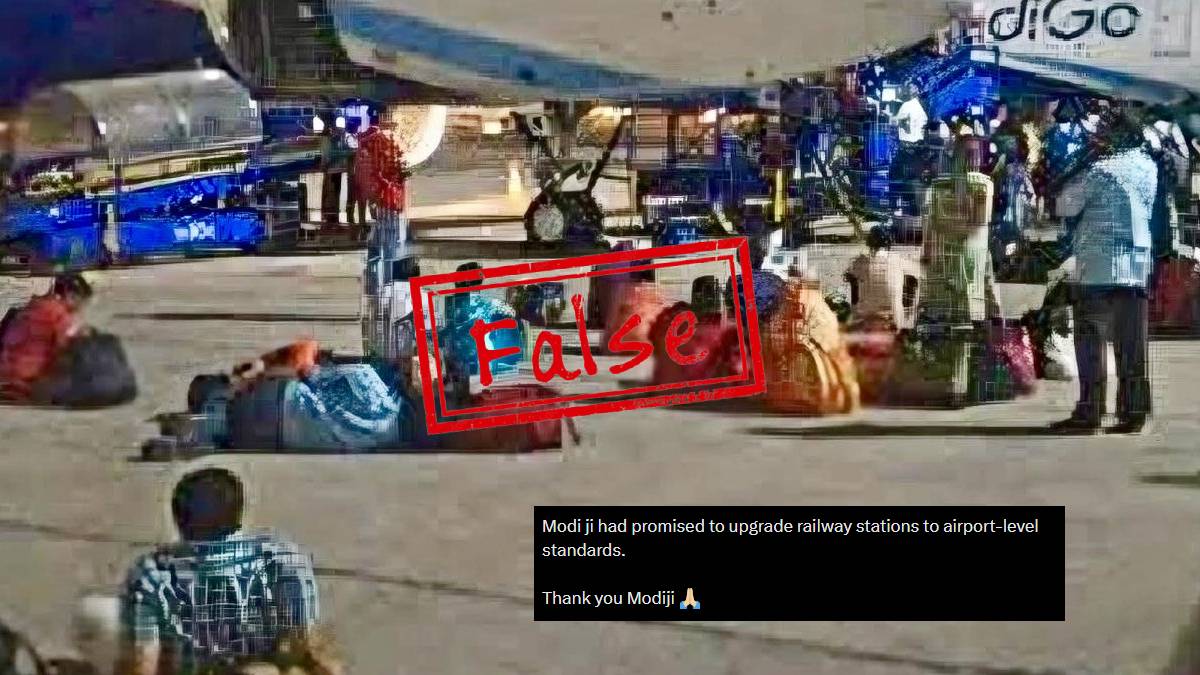 Old image shared as recent