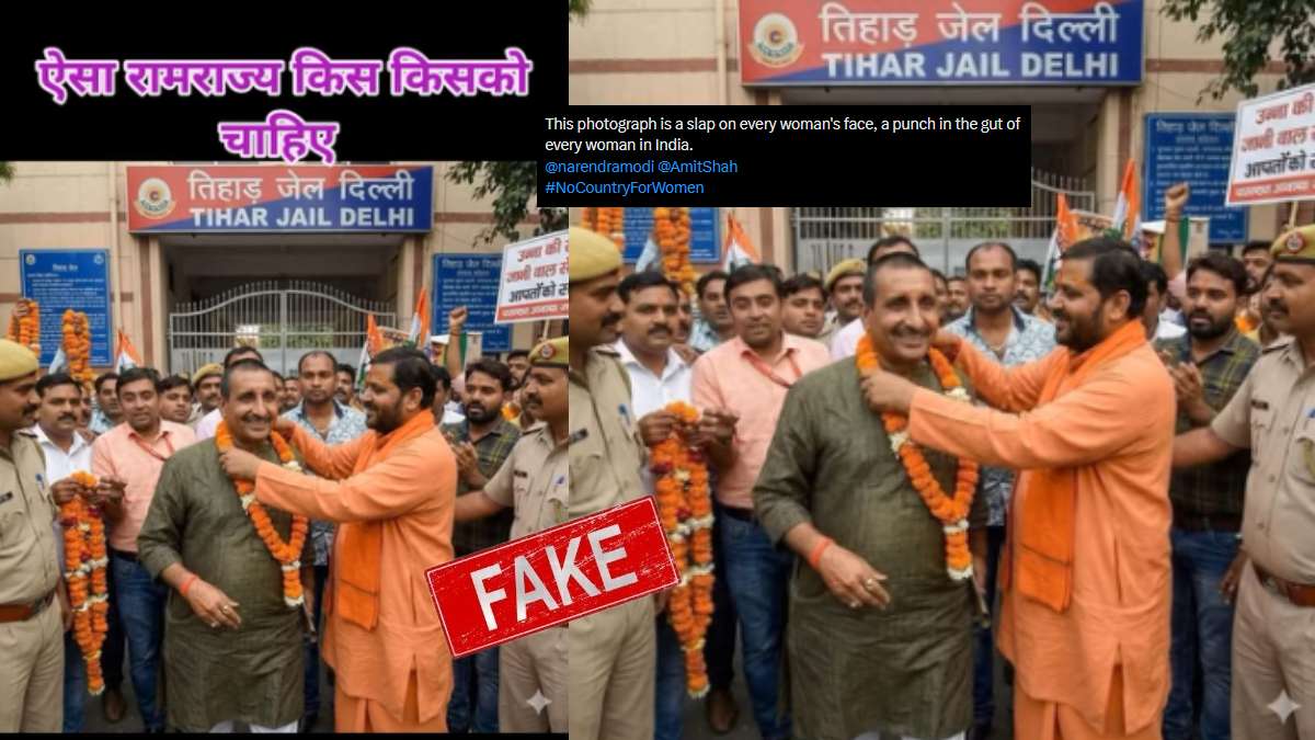 AI-generated image shared as real