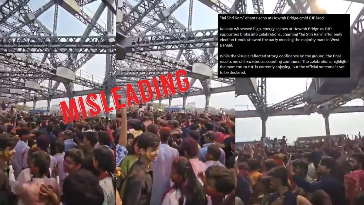 Old video shared as recent from Bengal